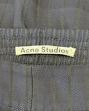 Acne Studios Navy and Black Pinstripe Pants