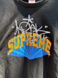 SUPREME x IRAK Arc Graphic-T with Graffiti Signature