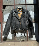 Harley Davidson Motor Crop Leather Jacket