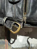 Harley Davidson Motor Crop Leather Jacket