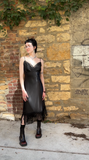 Vintage Betsy Johnson Black Slip Dress