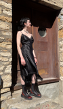 Vintage Betsy Johnson Black Slip Dress