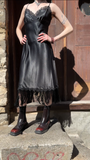 Vintage Betsy Johnson Black Slip Dress
