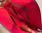 Dooney & Bourke Ostrich Twist Strap Hobo Bag