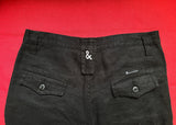 Dolce & Gabbana Black Linen Trousers