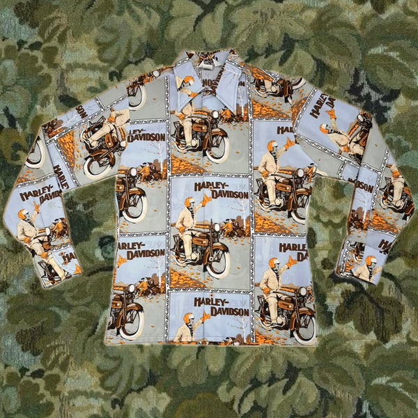 Vintage Harley-Davidson Button Down
